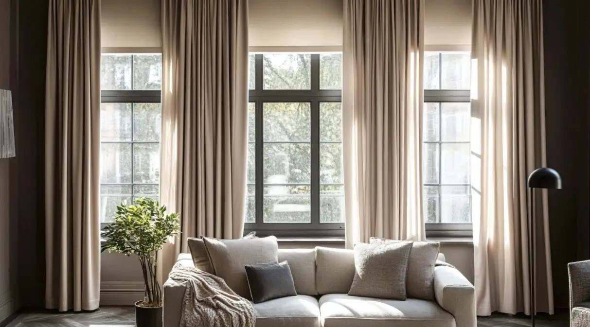 lange beige gardiner