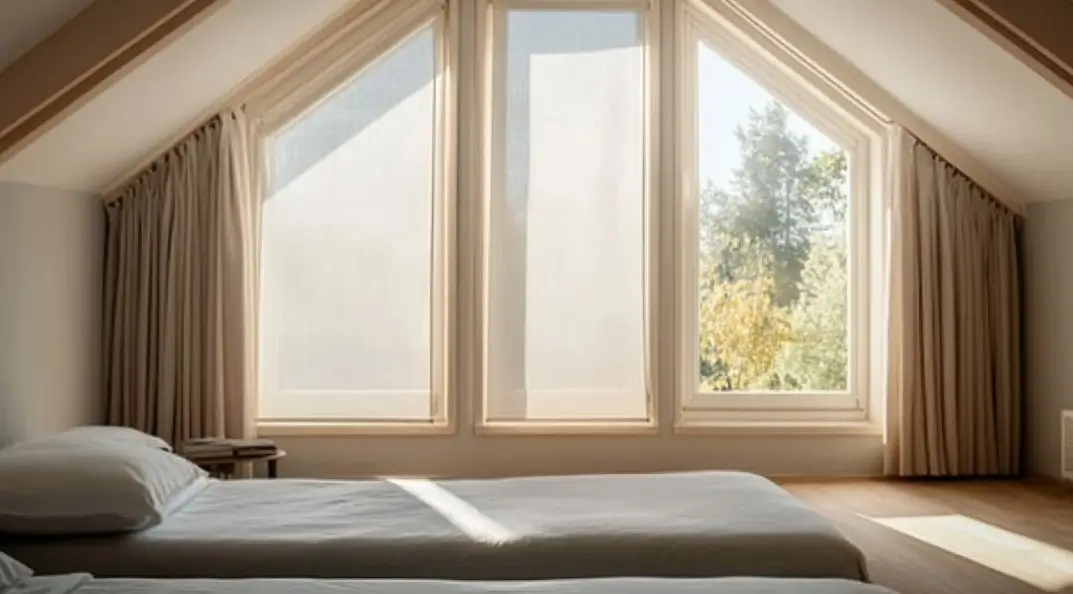 Gardiner til skråvægge