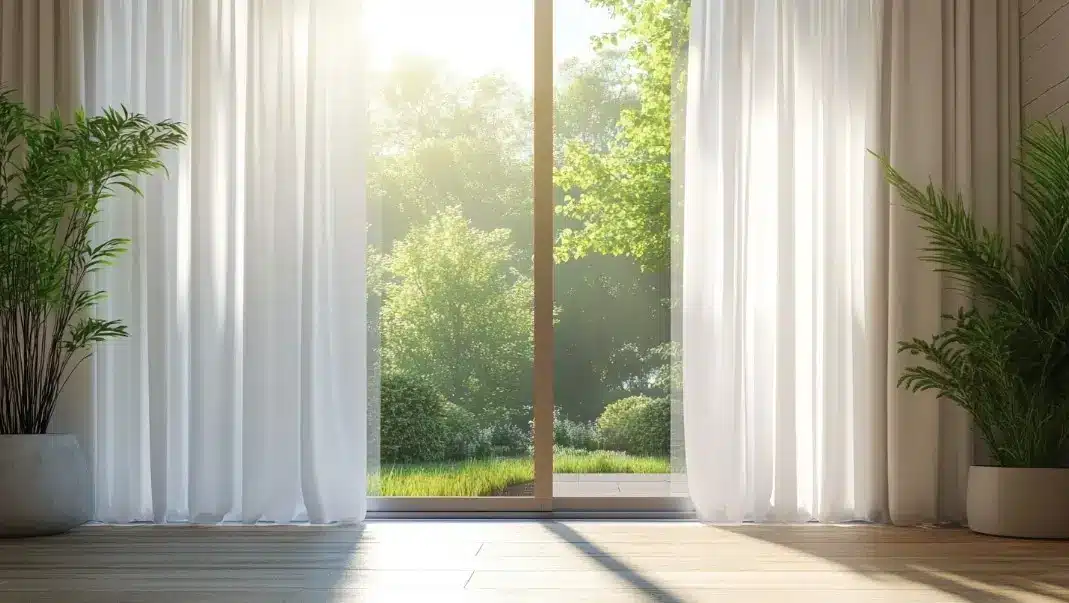 Gardiner terrassedør